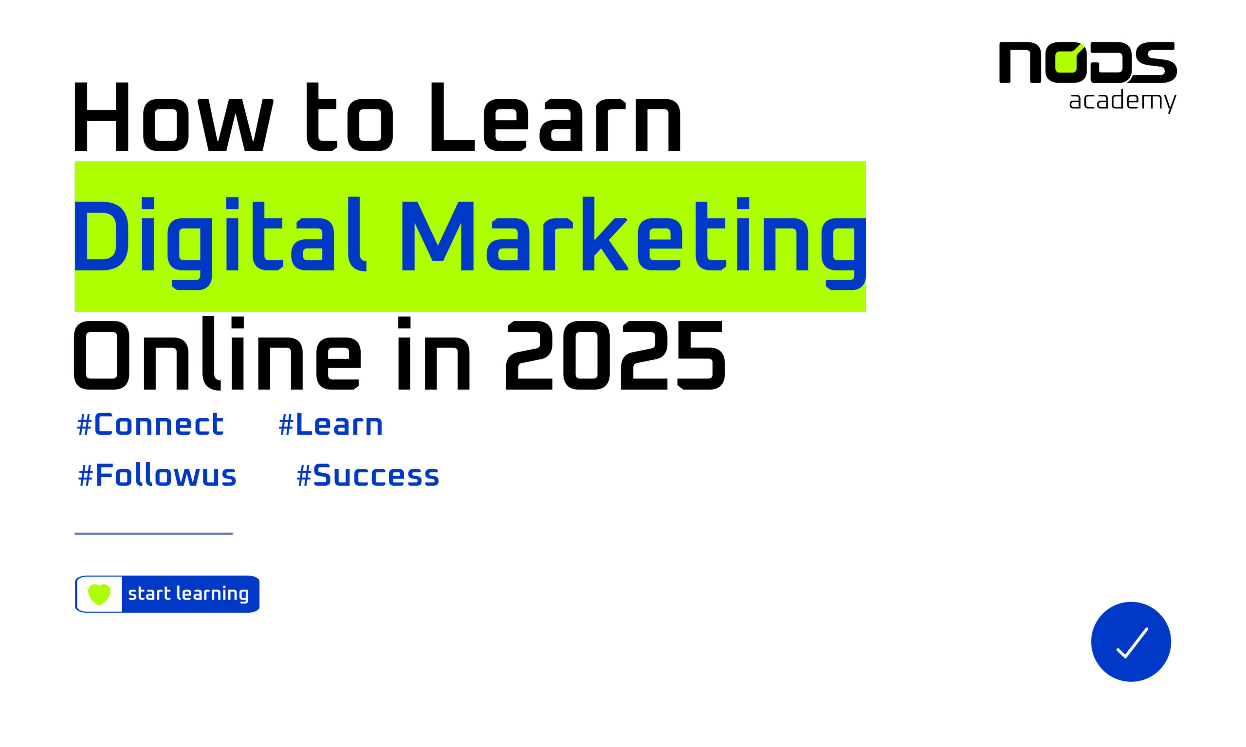How to Learn Digital Marketing Online in 2025